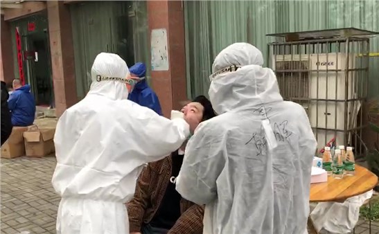 硬核暖心！市交投集团公司为复工复产人员做核酸检测